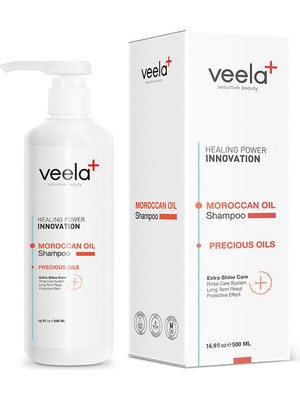 Veela Moroccan Oil Shampoo Yıpranmış Kuru Saçlar Için Yenileyici ve Onarıcı Bakım Şampuanı 500 ml