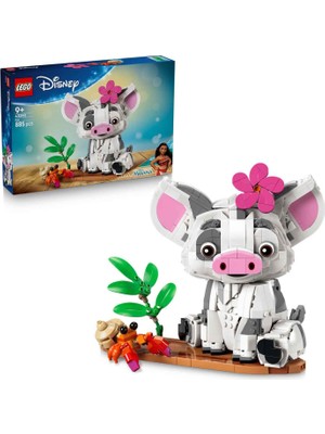 LEGO Disney Moana Pua 885 Parça 9+ Yaş Yaratıcı Yapı Oyuncağı 43292