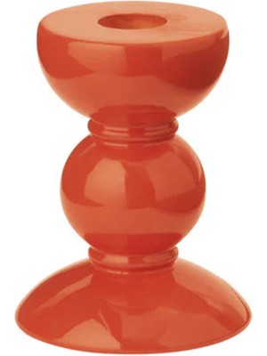 Addison Ross Bobbin Orange Turuncu Ahşap Şamdan
