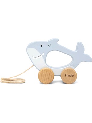 Trixie Mr. Shark Ahşap Çekçek Oyuncak