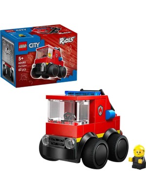 LEGO City Araçlar Itfaiye Kamyonu 67 Parça 5+ Yaş Yapı Oyuncağı 60482