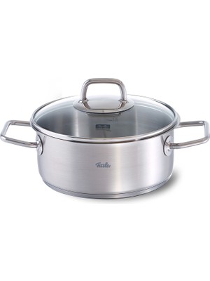 Fissler Viseo Cam Kapaklı Kısa Çelik Tencere 20 cm