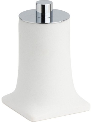 System Bathroom Accessories Beyaz Krom Renk Tezgah Üstü Pamukluk