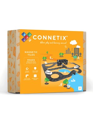 Connetix Creative Roads Pack 48 Parça Manyetik Bloklar Eğitici Oyuncak