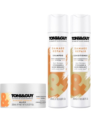 Toni&Guy Damage Repair Yıpranmış Saçlar Için Onarıcı Saç Bakım Seti