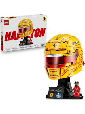 LEGO Editions Scuderia Ferrari Hp Lewis Hamilton Kaskı 884 Parça 14+ Yaş F1 Modeli Yapı Oyuncağı
