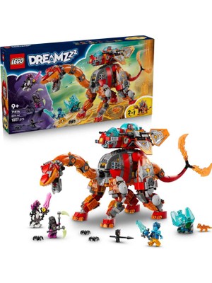 LEGO Dreamzzz Dinozor Jet 2 Model ve 4 Minifigür 1007 Parça  9+ Yaş Yapı Oyuncağı 71514