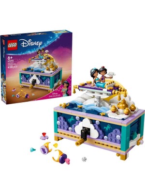 LEGO Disney Princess Yasemin’in Mücevher Kutusu 6+ Yaş 458 Parça Yaratıcı Oyuncak Yapım Seti 43295