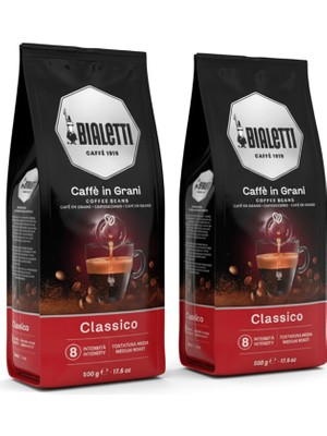 Bialetti Classico 2'li Çekirdek Kahve 500 gr