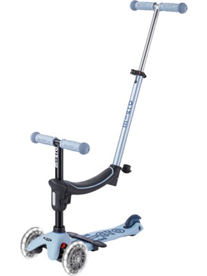 Micro Mini 6 In 1 Deluxe Rock And Go LED Ocean Slate 1+ Yaş 3 Tekerlekli Çocuk Scooter