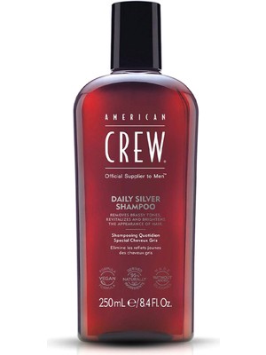 American Crew Daily Silver Erkekler Için Nemlendirici Parlaklık Veren Şampuan 250 ml