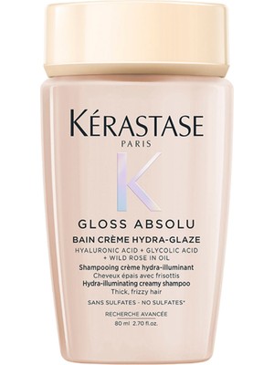Kerastase Gloss Absolu Kalın Telli ve Elektriklenmeye Eğilimli Saçlar Için Nemlendiren ve Parlaklık Artıran Kremsi Şampuan 80 ml