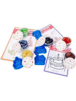 Mundough Happy Birthday Çok Renkli Oyun Hamuru Seti