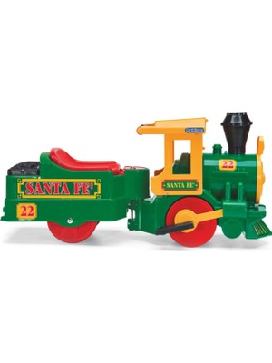 Peg Santa Fe Yeşil 6 Volt Oyuncak Akülü Tren