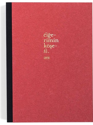 LUGAT365 x Karatis Ciğerimin Köşesi 96 Yaprak Çizgisiz Defter