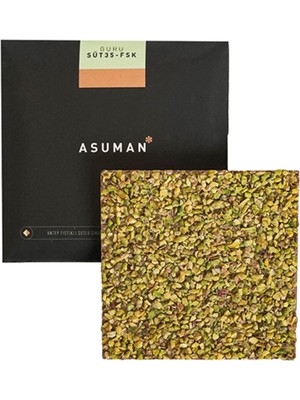 Asuman Sütlü Çikolatalı Antep Fıstıklı 5'li Tablet Çikolata 450 gr