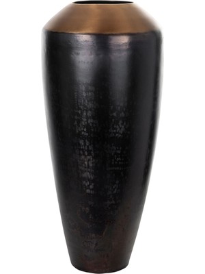 Bakara Collection Danito Siyah Metal Vazo 25X55 cm