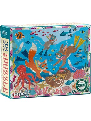 Eeboo Victoria Finding Treasure 36 Parça 3+ Yaş Mini Yapboz