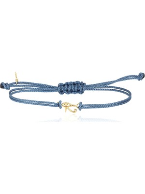 Melie Jewelry Horus Eye 14 Ayar Altın Ipli Kadın Bileklik