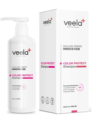 Veela Color Protect Shampoo Boyalı Saçlar Için Besleyici ve Koruyucu Bakım Şampuanı 500 ml