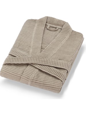 L’appartement Mia Aerocotton® Waffle Warm Gray Pamuklu Unisex Bornoz
