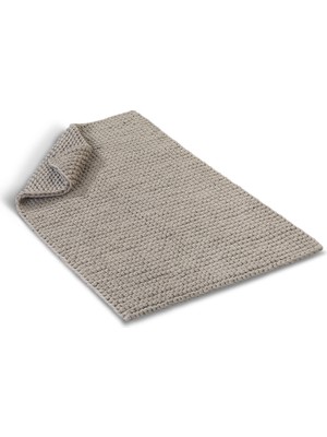 L’appartement Norvage El Yapımı Warm Gray Pamuk Banyo Paspası 50 x 80 cm