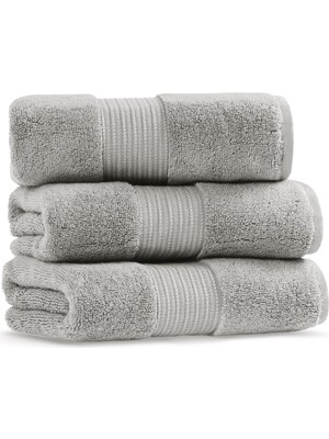 L’appartement Chicago Fibrosoft® Fog Pamuklu Tekli El Havlusu 30 x 50 cm