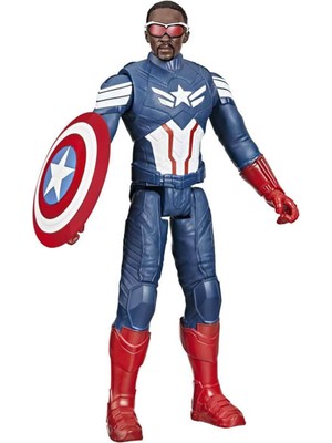 Hasbro Marvel Titan Hero Serisi Captain America Brave New World Aksiyon Figür Oyuncak
