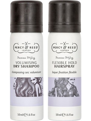 Percy & Reed Refresh & Go Kuru Şampuan ve Saç Sprey Seti