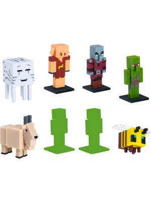 Minecraft 3D Toppeez Seri 2 Model 3 8'li Deluxe Karakter Figür Seti