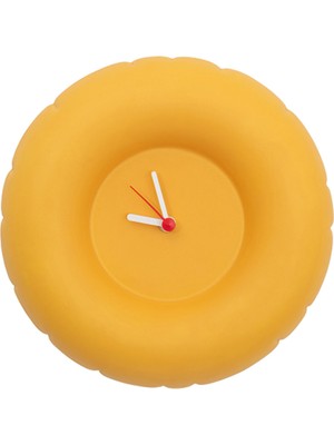 Home Stüdyo Holly Yolk Matte Sarı Duvar Saati