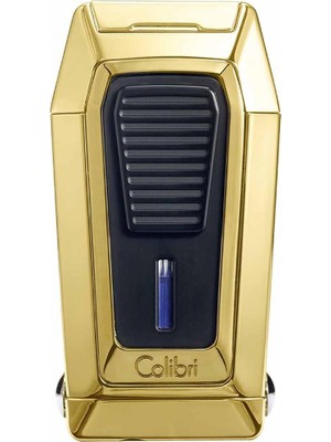 Colibri LI970C6 Sarı V Cut Gotham 3 Jet Alev Puro Çakmak