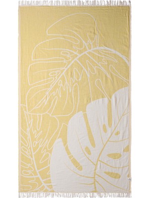 Barine Monstera Sarı Peştamal