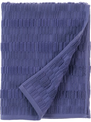 Buldan's Moon Mor Mavi Pamuklu Banyı Havlusu 90 x 150 cm