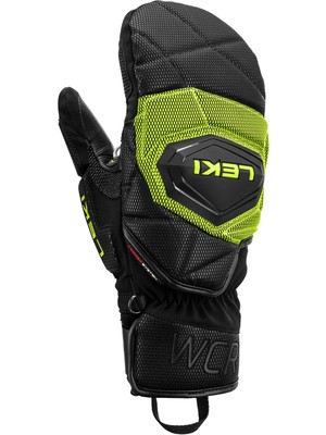 Leki Wcr Coach 3D Mitt Siyah Sarı Erkek Kayak Eldiveni