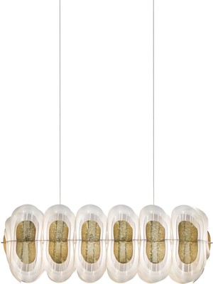 Fiordlys Altın Rengi Linear LED Sarkıt Avize