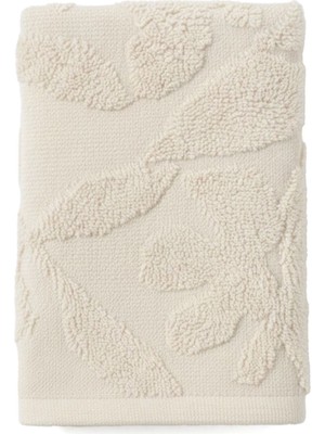 Azur.co Bloom Krem Pamuklu El Havlusu 33 x 33 cm