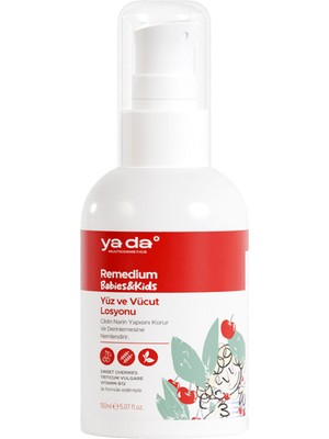 Ya Da Multicosmetics Remedium Babies Kids Hassas Yüz ve Vücut Bebek Losyonu
