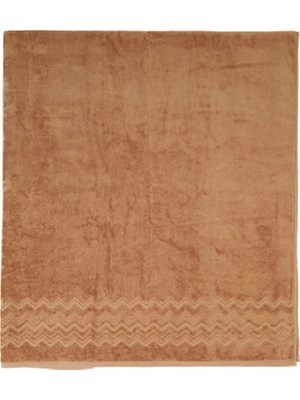 Missoni Home Bej Zikzak Desenli Banyo Paspası
