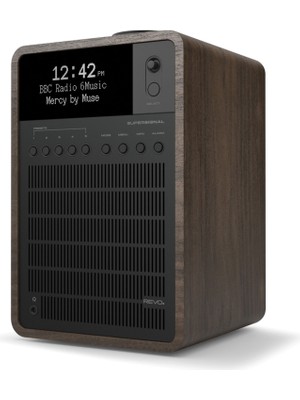 Revo Supersignal Ceviz Siyah Bluetooth'lu Fm Dijital Radyo