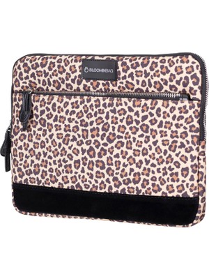 BloominBag Earthy Leopar Desenli 15"-16" Macbook/laptop Kılıfı