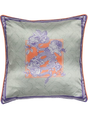 Gorgo Iruka Yeşil Saten Kırlent 43 x 43 cm