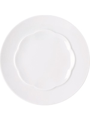 Rosenthal Sonetto Bianco Beyaz Porselen Ekmek Tabağı 17 cm