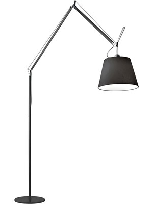 Artemide Tolomeo Mega Siyah Difüzör LED Yer Aydınlatması
