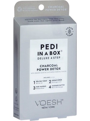Voesh New York Pedi In A Box Deluxe Karbon 4 Adımlı Pedikür Seti