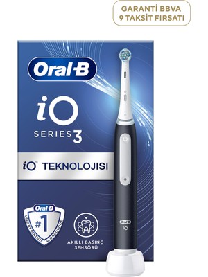 Oral-B Io 3 Şarjlı Siyah Diş Fırçası