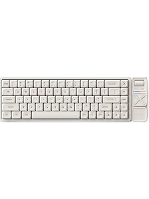 Iqunix MAGI65 Pro Ochre White Rgb Kablosuz Hotswap Mekanik Gaming Klavye
