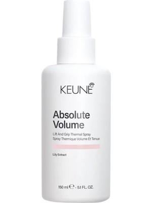Keune Absolute Volume Lift&grip Isı Koruyucu Saç Spreyi 150 ml