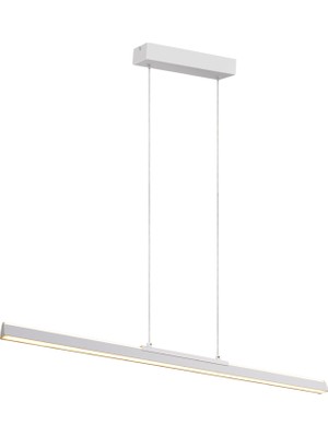 Bakara Collection Lineal Beyaz Ledli Sarkıt Avize 91,5 cm