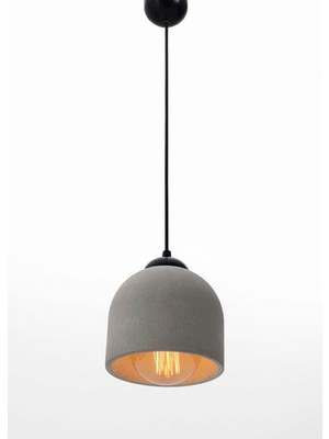 Womo Design Gri Beton Tavan Aydınlatması